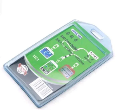 Picture of Card Holder Soft Transparent 2 Piece