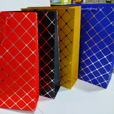 Picture of Gift Bag Square Printed (Large Size 25×33×10cm)