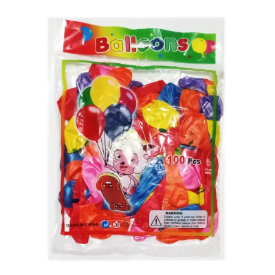 Picture of Happy birthday balloons multicolor full pack