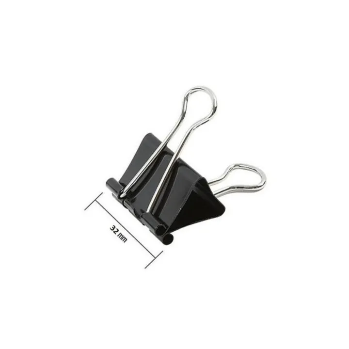 Picture of Binder Clips, Paper Clip, 32mm - 12 Piece ( 1Dozen )
