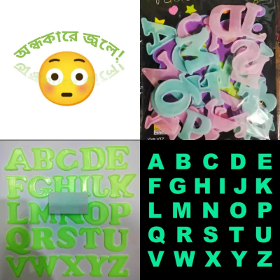 Picture of Radium Sticker Letter Full Set