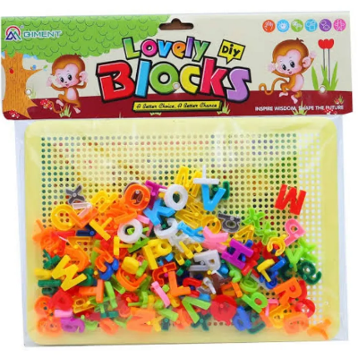Picture of Letter Blocks, Lovely Diy Blocks - English Letter & Numeric