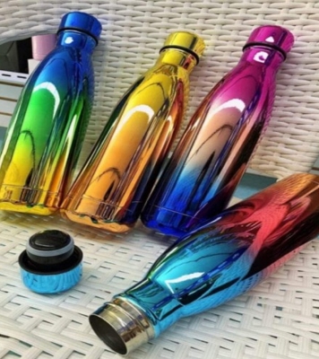 Picture of 500ml Double-Wall Insulated Vacuum Flask Stainless Steel Water Bottle For Girls Colorful BPA Free Thermos for Sport Water Bottle