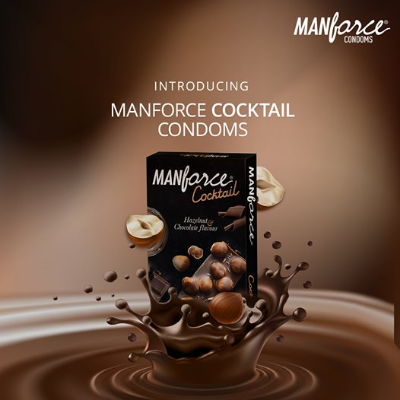 Buy Manforce Cocktail Chocolate & Hazelnut Dotted-Ring Condom 3'S Pack  at Best Price In Bangladesh