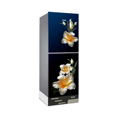 Buy  VISION Glass Door Refrigerator RE-252 Liter Orchid Gold Bottom Mount  at Best Price in Bangladesh