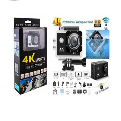Buy 4K Sports Ultra HD 30M Waterproof Action Camera   at best price In Bangladesh