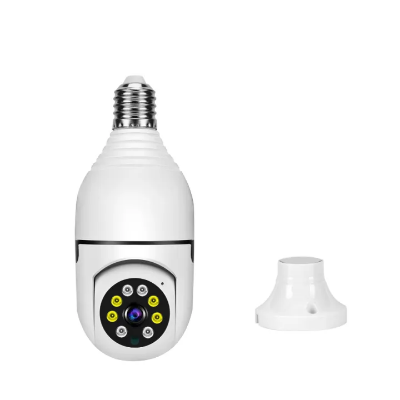 Buy V380 PTZ Full HD 3MP 1920P WIFI IP Camera E27 Bulb Camera 360 Degree Wireless Home Color Night Vision Two Way Audio Smart Motion Detection   at best price In Bangladesh