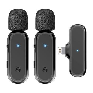 Buy K61 Wireless Lavalier Microphone, Dual Microphone for Plug & Play Noise Reduction for type C   at best price In Bangladesh