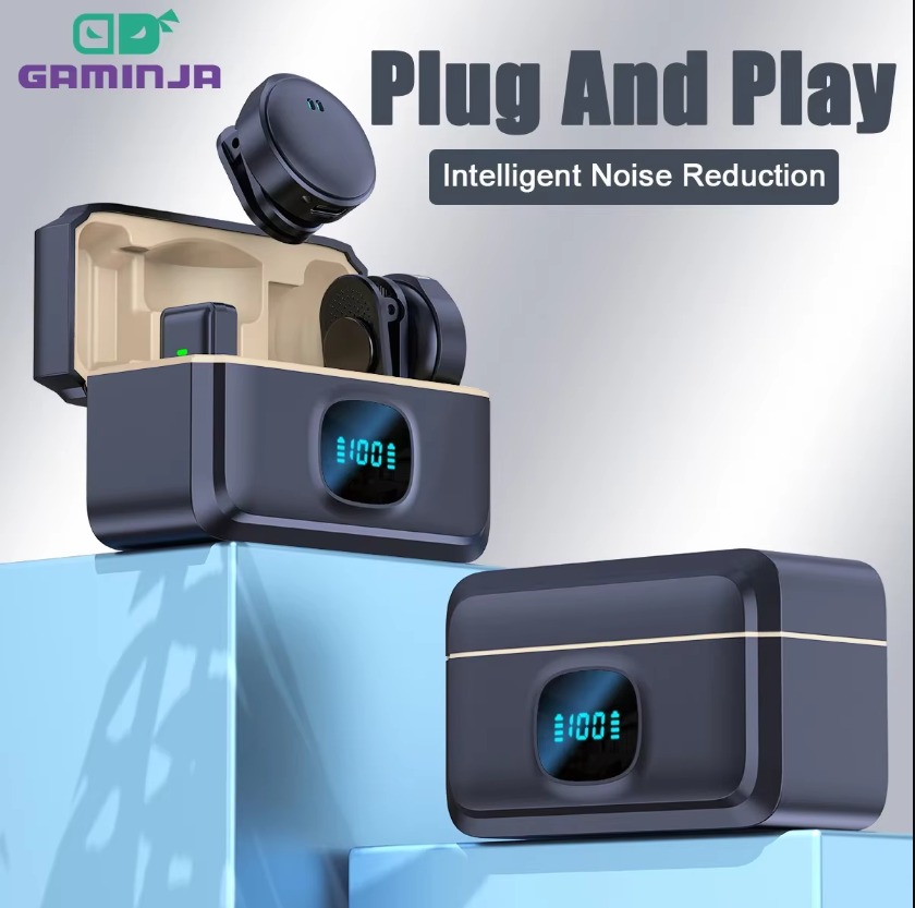 Buy NX10 GAMINJA Plug and Play 2.4G Chip Wireless Magnetic suction button Collar Microphone With Charging Case For Video Recording Buy SJCAM C300 4K 30M WATERPROOF GYRO STABILIZATION ACTION CAMERA   at best price In Bangladesh