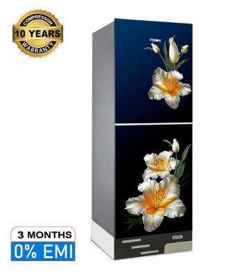 	Buy VISION Glass Door Refrigerator RE-252 Liter Orchid Gold Bottom Mount at Best Price in Bangladesh