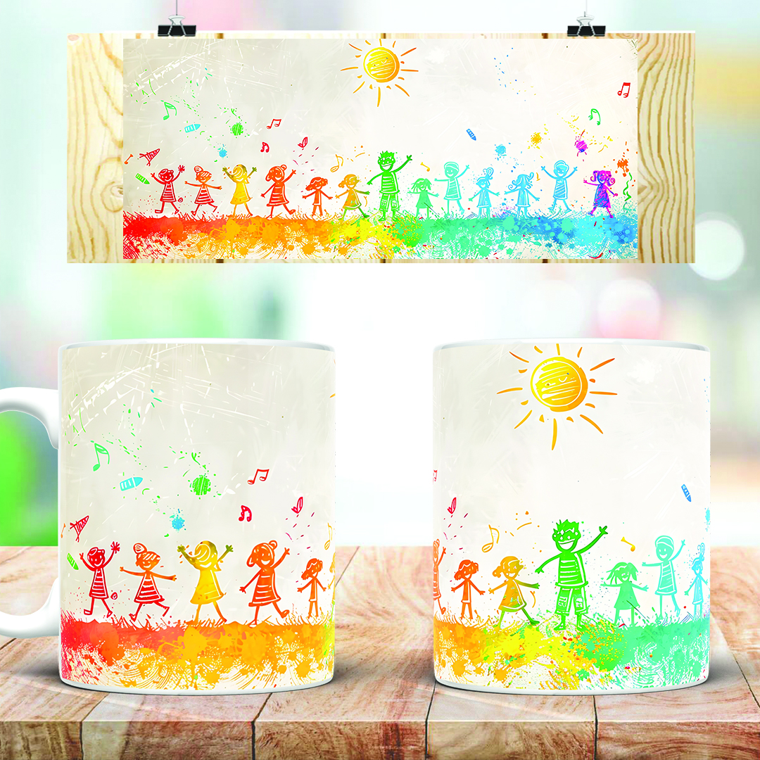 Happy Kids Mug, Gift For Kids, Kids Gift, Kids Birthday Gift