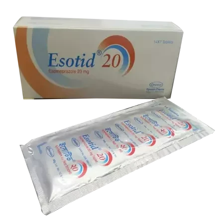 Picture of Esotid 20 mg Tablet 1 pc