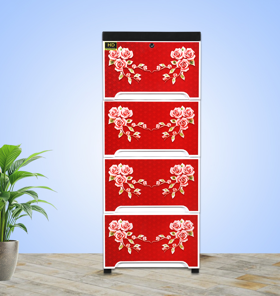 Buy Wardrobe HD Print Single 4D -Red Rose-TEL at Best Price In Bangladesh