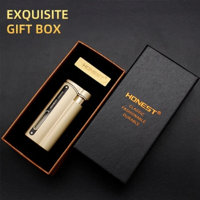 Picture of New HONEST Expensive Magic Creative Red Flame Windproof Butane Cigarete Gas Lighter