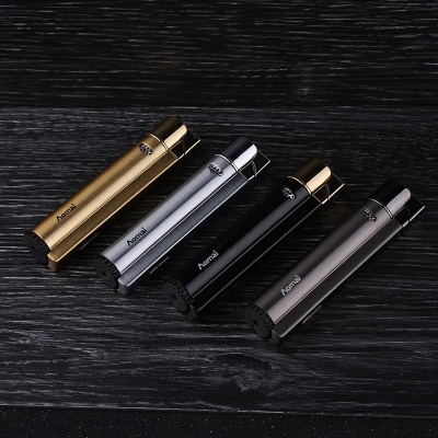 Picture of Highly Vital - Aomai Metal Turbo Pipe Blue Flame Windproof Butane Refilable Cigarete Gas Lighter - Motors - Modern and Trendy