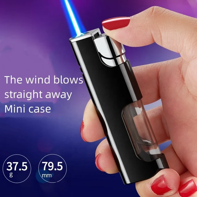 Picture of Nifty Niche - Metal Case multilayer Electronic Plating process Durable Blue Flame Cigarete Gas Lighter - Motors - Modern and Trendy