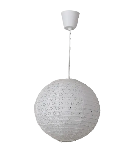 Buy Ceiling hanging light, round Paper Lantern. hanging paper lantern lights. High quality White Hollow 35 inch at Best Prices in Bangladesh