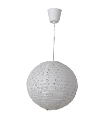 Buy Ceiling hanging light, round Paper Lantern. hanging paper lantern lights. High quality White Hollow 35 inch at Best Prices in Bangladesh