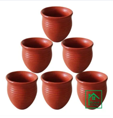 Buy Tea cup Matka tea cup set, Clay Matka Tea cup set, Matka Tea & Coffee Cups Handmade Ceramic Terracotta Clay Tea Cup, matka chair cups tea and coffeeshop at Best Prices in Bangladesh