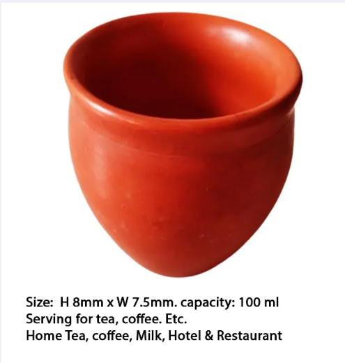 Buy Tea cup Matka tea cup set, Clay Matka Tea cup set, Matka Tea & Coffee Cups Handmade Ceramic Terracotta Clay Tea Cup, matka chair cups tea and coffeeshop at Best Prices in Bangladesh