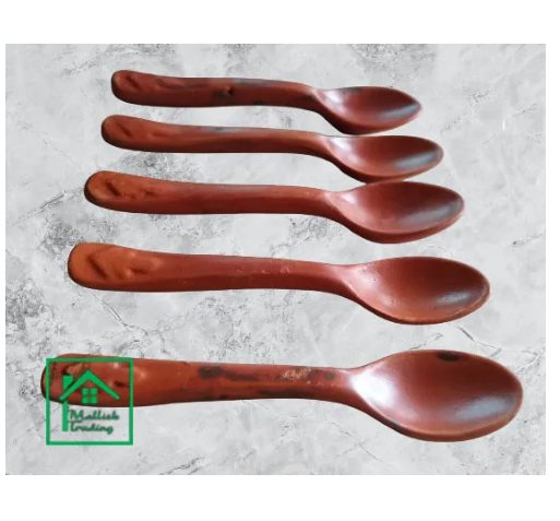 Buy Clay spoon, Clay tea spoon clay soup spoon set pottery spoons set, clay spoons set, clay tea and coffee spoons, Teaspoon Set of 6 pics Orange clay & color at Best Prices in Bangladesh