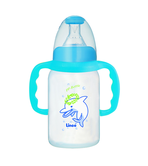Picture of Linco PP Standard Feeding bottle  4oz + handle 120ml