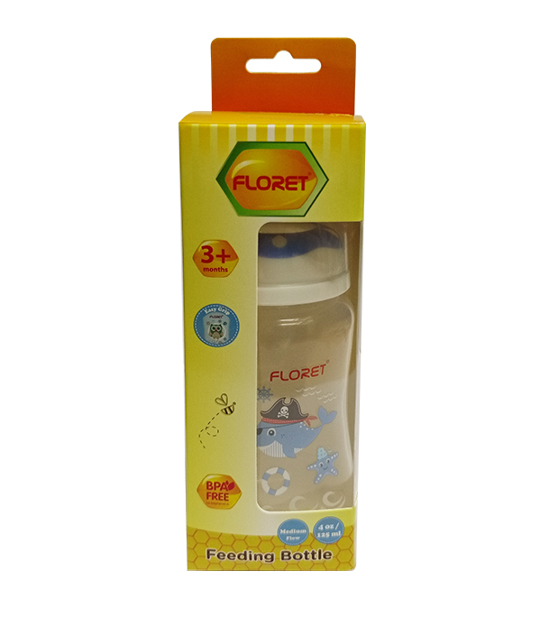 Picture of FLORET PP Feeding Bottle  Medium Flow 4 oz 125ml
