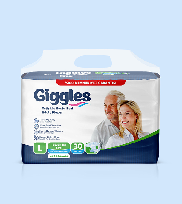 Picture of Giggles Adult Diaper -Jumbo Large 30 Pcs