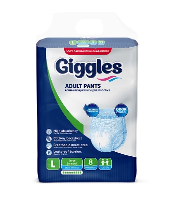 Picture of Giggles Adult  Pants Large  08Pcs