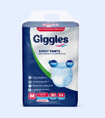 Picture of Giggles Adult  Pants Medium 30Pcs