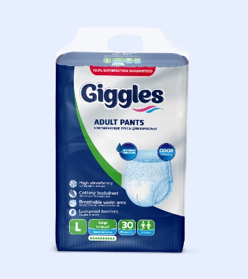 Picture of Giggles Adult  Pants Large  30Pcs