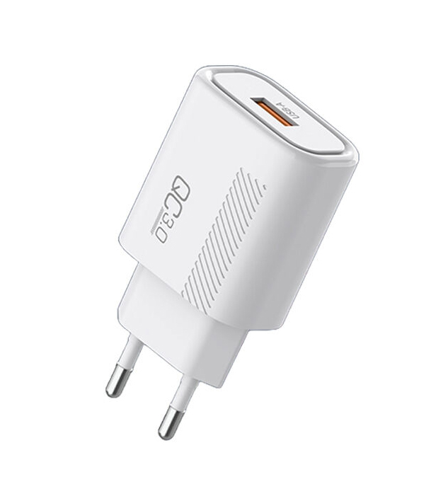 Picture of Yison C-H11-EU 18W Fast Charging Adapter with Micro USB Cable - White