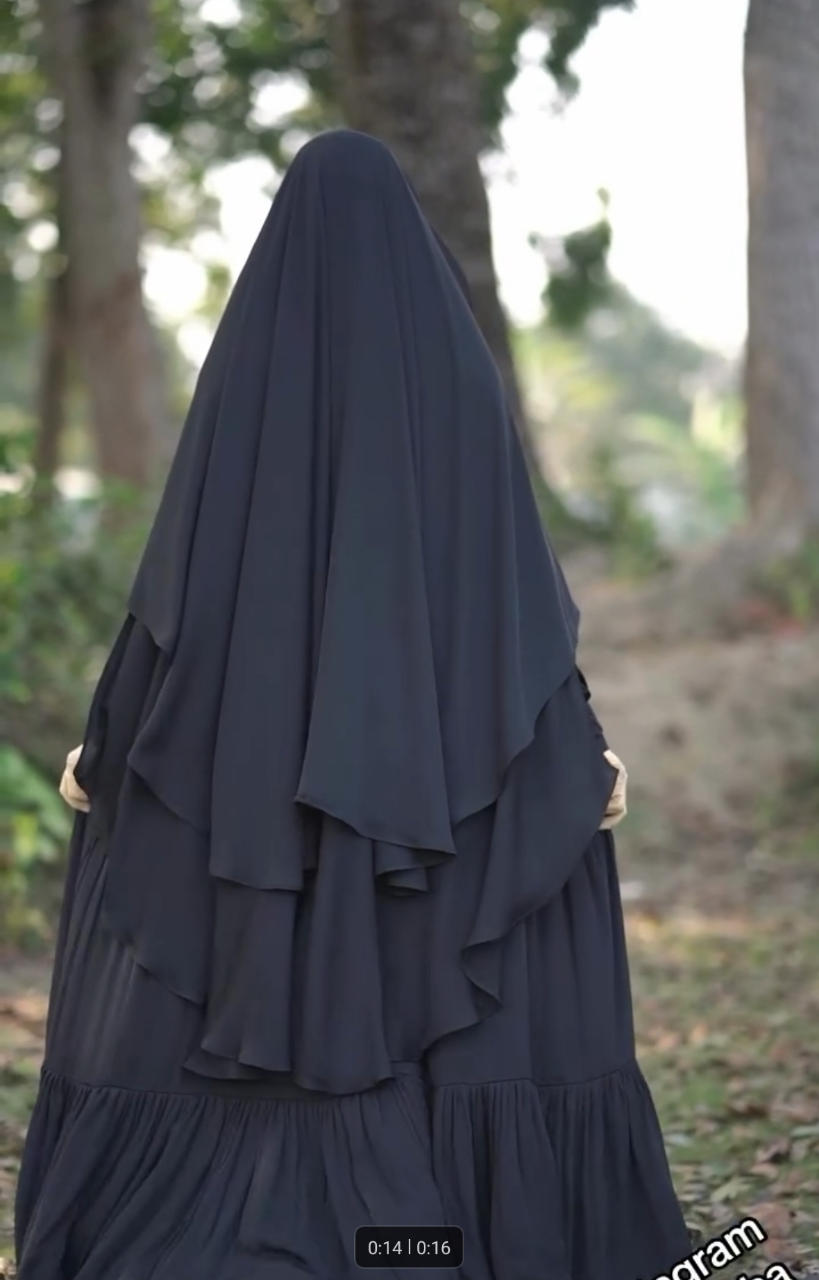 Picture of Abaya Borka (Tasnim Borka) (With Hijab Niqab Ful Set) Dubai Cherry Stylish Party Borka Fashion Collection Fashionable Khimar Lycra Borka For Women