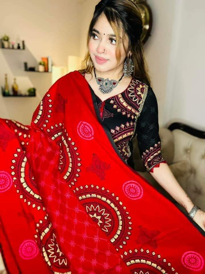 Picture of Premium Quality (Vip Block) Orbindu Cotton Block Printed Cotton Unstitched Three Piece For Women