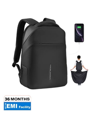 Picture of MR9068YY Casual Anti-thief Backpack With USB Port & Raincaot