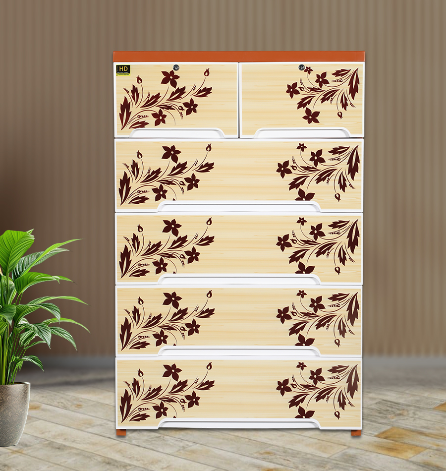 Buy Wardrobe HD Print Double 5D-Woody –TEL  at Best Price In Bangladesh
