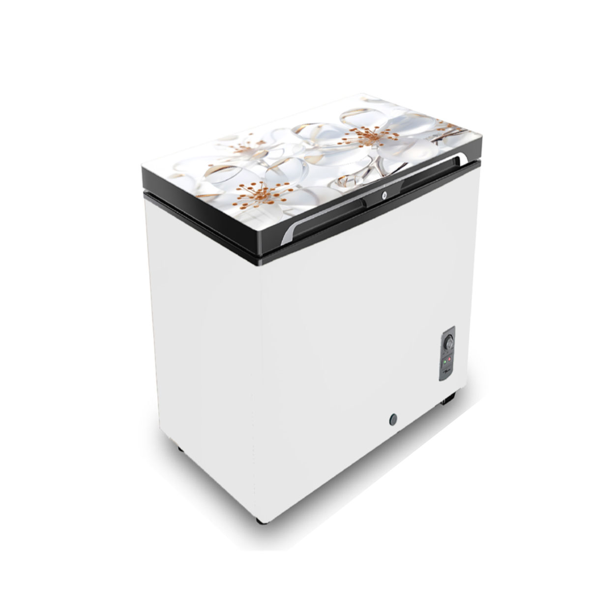 Buy VISION Glass Door Chest Freezer RE-350 Liter White Ice Flower at Best Price in Bangladesh