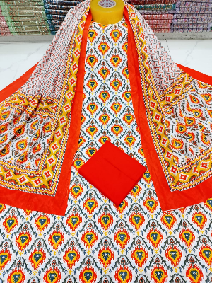 Picture of Premium Quality Unstitched Three Piece Shalwar Kameez With Latest Design