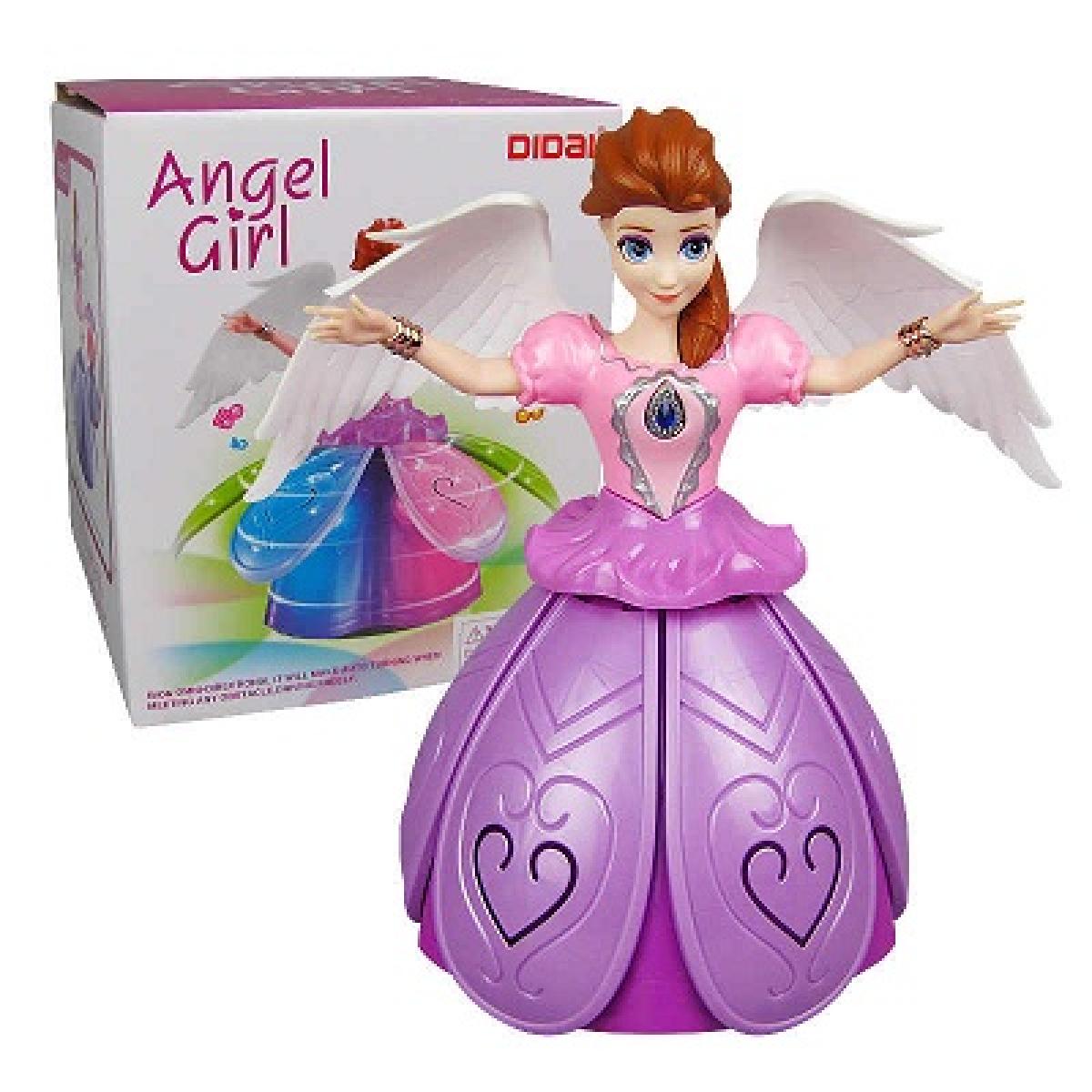 Picture of Angel Girl Music Dancing Doll & Rotating Princess Flashing Lights with Music Gift Toy For Kids or Baby