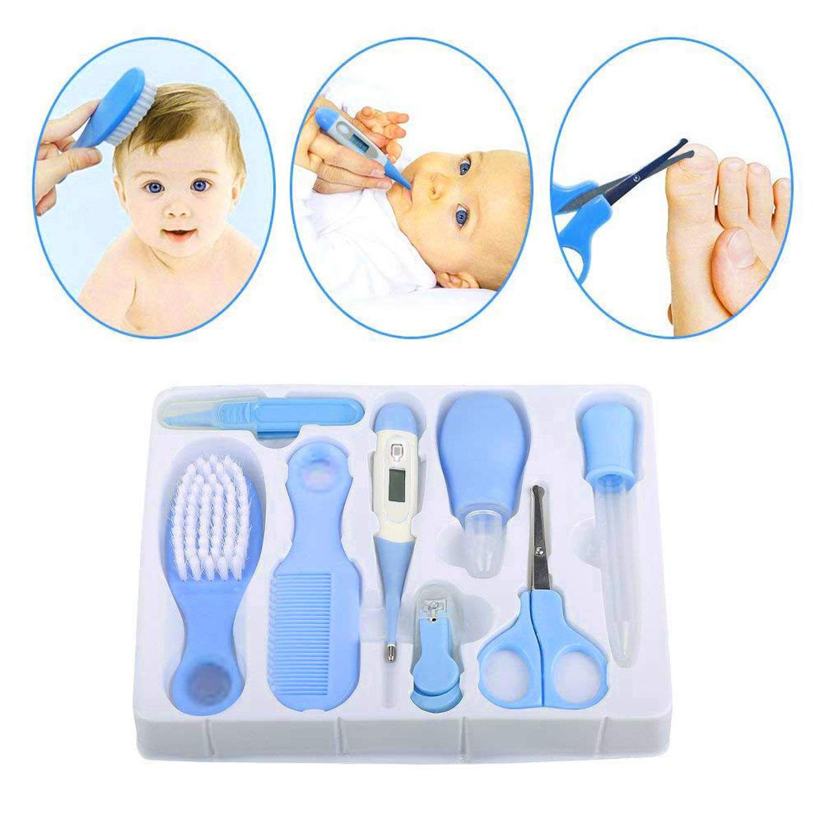 Picture of 8Pcs Baby Healthcare & Grooming Kit Set - Infant Nursery Set Newborn Baby Care Kit Healthcare Kits, Nursery Essential Set for Baby
