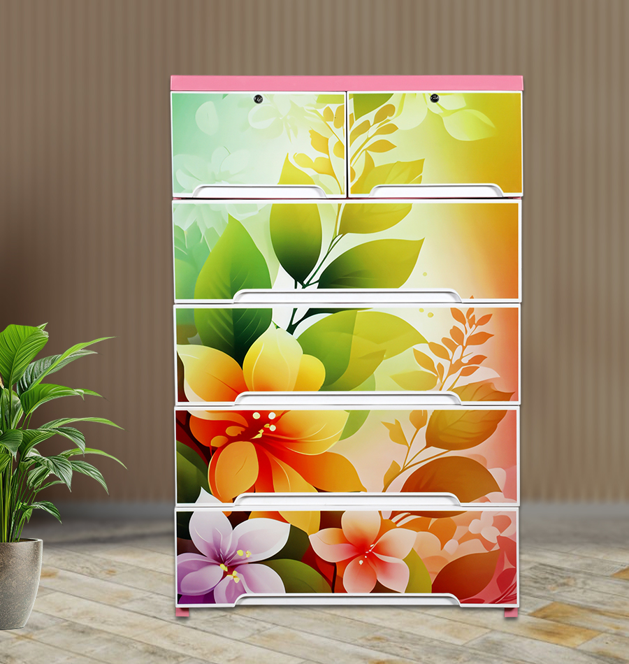 Buy Elite Wardrobe HD-Double 5D-Dream Garden Pink-TEL  at Best Price In Bangladesh