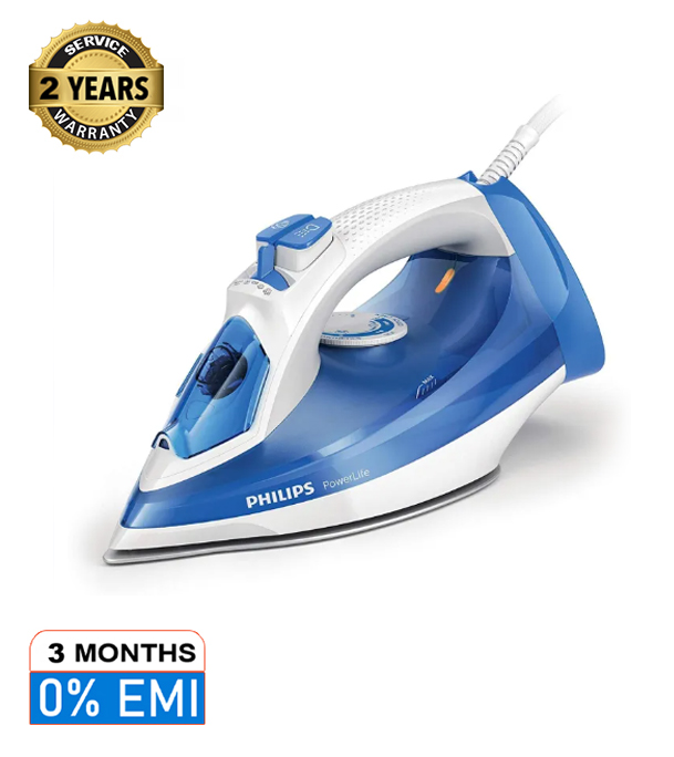 Picture of Philips Steam Glide Sole Plate Power Life Steam Iron Blue (GC2990/20)