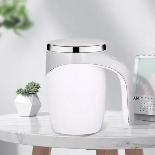 Buy Rechargeable Multi-functional Portable Automatic Stainless Steel Self Magnetic Stirring Cup Coffee Mug 380ml  at Best Prices in Bangladesh