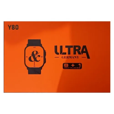 Buy Y80 Ultra Smartwatch with 8 Strap  at Best Prices in Bangladesh