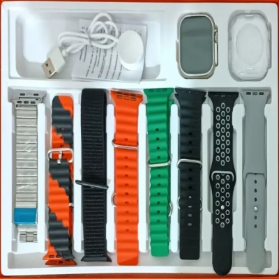 Buy Y80 Ultra Smartwatch with 8 Strap  at Best Prices in Bangladesh