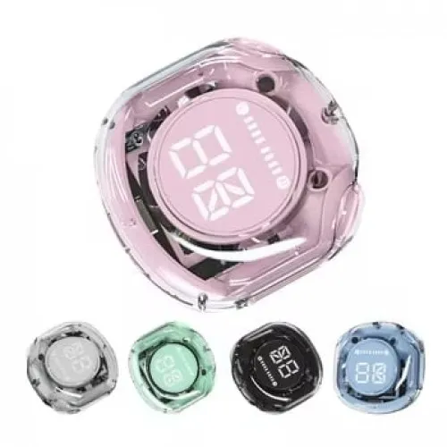 Buy QCY Wireless Earphones Bluetooth 5.3 Transparent Display Design TWS True Wireless Earbuds at Best Prices in Bangladesh