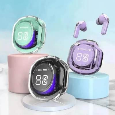 Buy QCY Wireless Earphones Bluetooth 5.3 Transparent Display Design TWS True Wireless Earbuds at Best Prices in Bangladesh