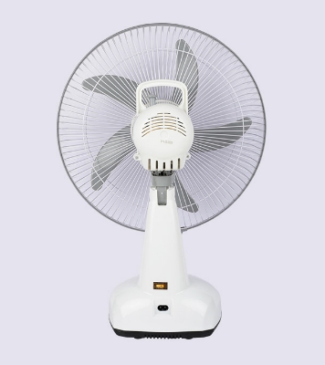 Buy VISION Rechargeable Table Fan 14''(White) USB Charger Online at Best Price