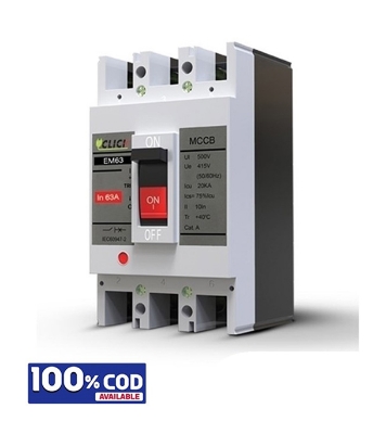 Picture of Click Circuit Breaker MCB 3P 10A C 6KA 