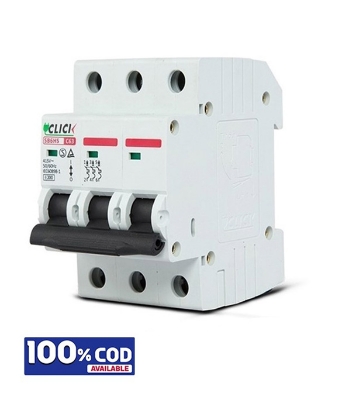 Picture of Click Circuit Breaker MCB 3P 16A C 6KA